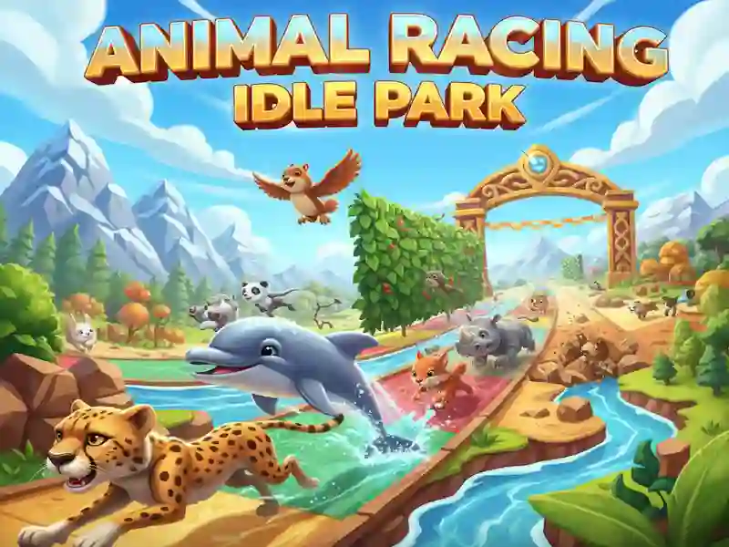 Xogo Animal Racing Idle Park en liña