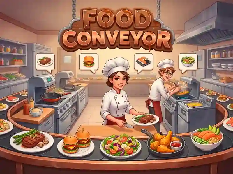 Xogo Food Conveyor en liña