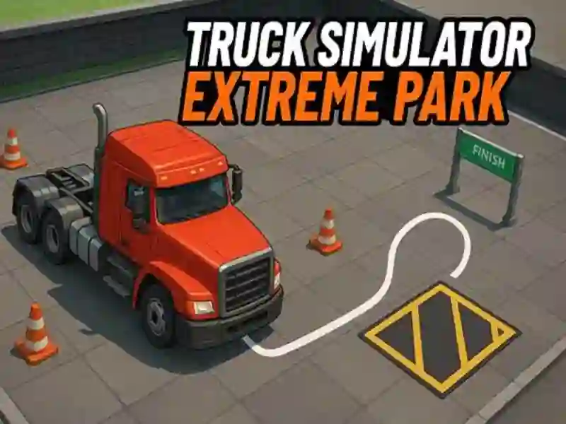 Xogo Truck Simulator Extreme Park en liña