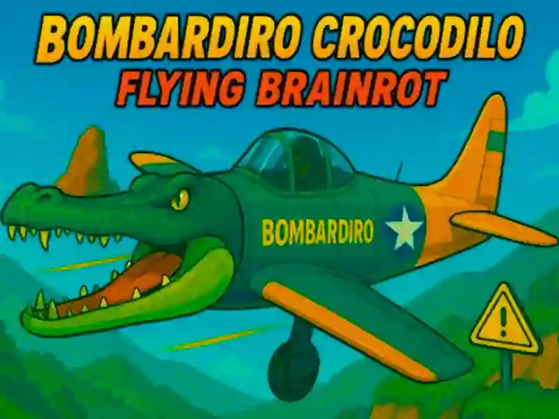 Xogo Bombardiro Crocodilo Flying Brainrot en liña