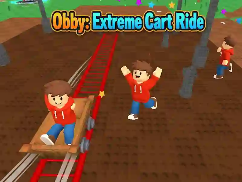 Xogo Obby: Extreme Cart Ride en liña