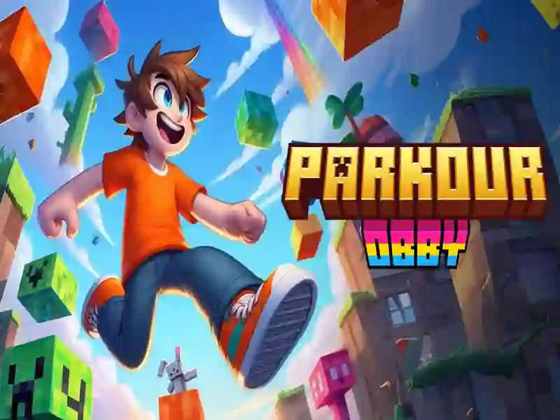 Xogo Parkour Obby en liña