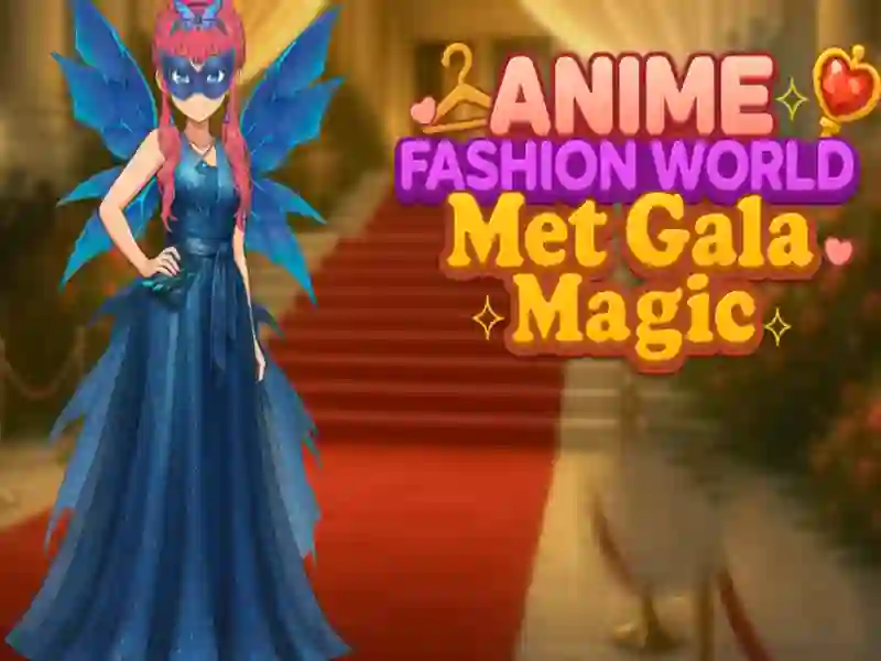 Xogo Anime Fashion World Met Gala Magic en liña