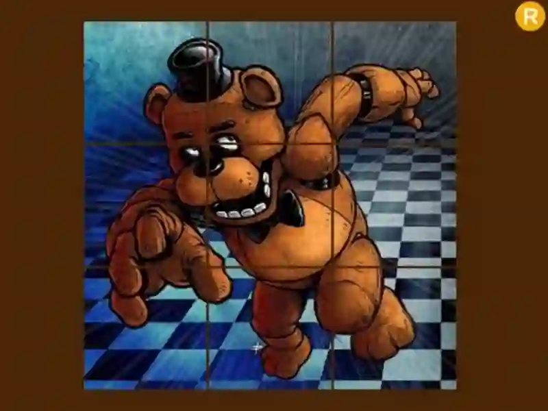 Xogo Puzzle deslizante Fnaf Freddy en liña