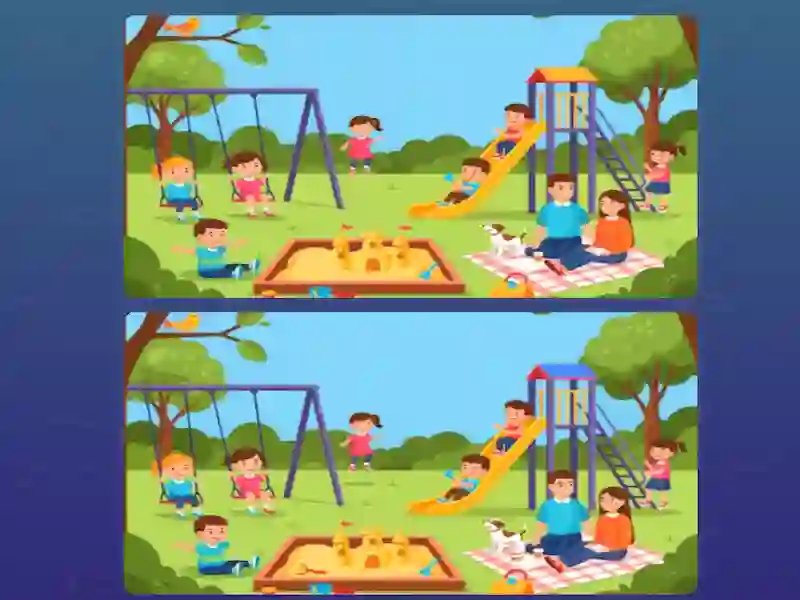 Xogo Detectar a diferenza diferente 1 en liña