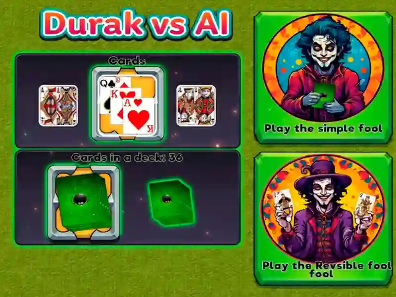 Xogo Durak vs AI en liña