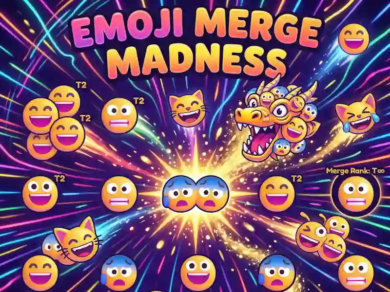 Xogo Emoji Merge Madness en liña