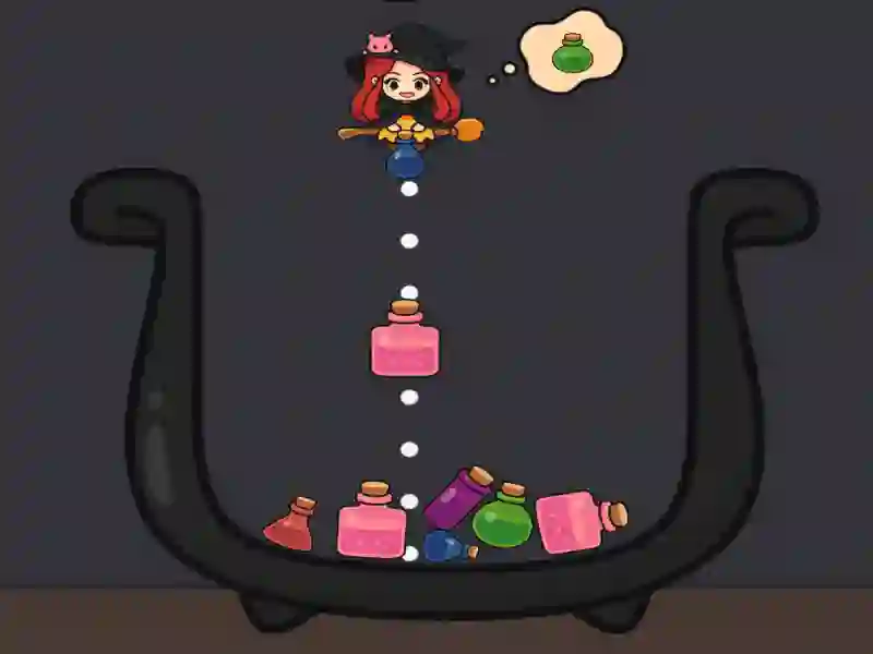 Xogo Poción fusiona bruxa en liña