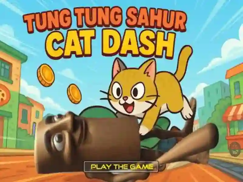 Xogo Tung Tung Sahur Cat Dash en liña