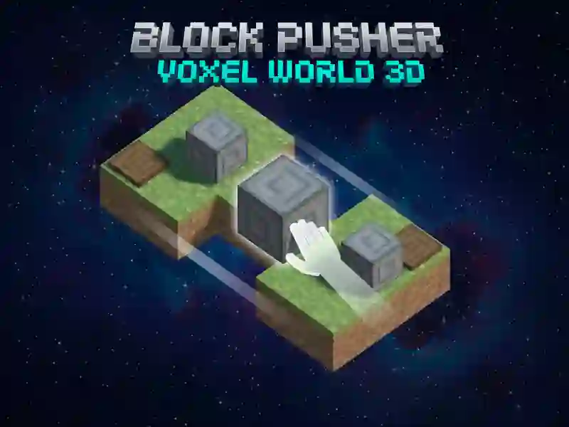 Xogo Block Pusher Voxel World 3D en liña