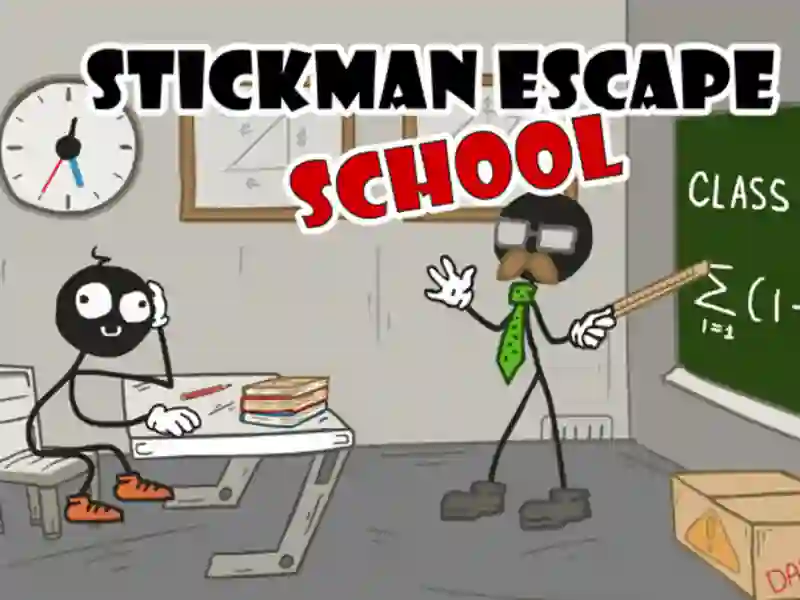 Xogo Stickman Escape School en liña