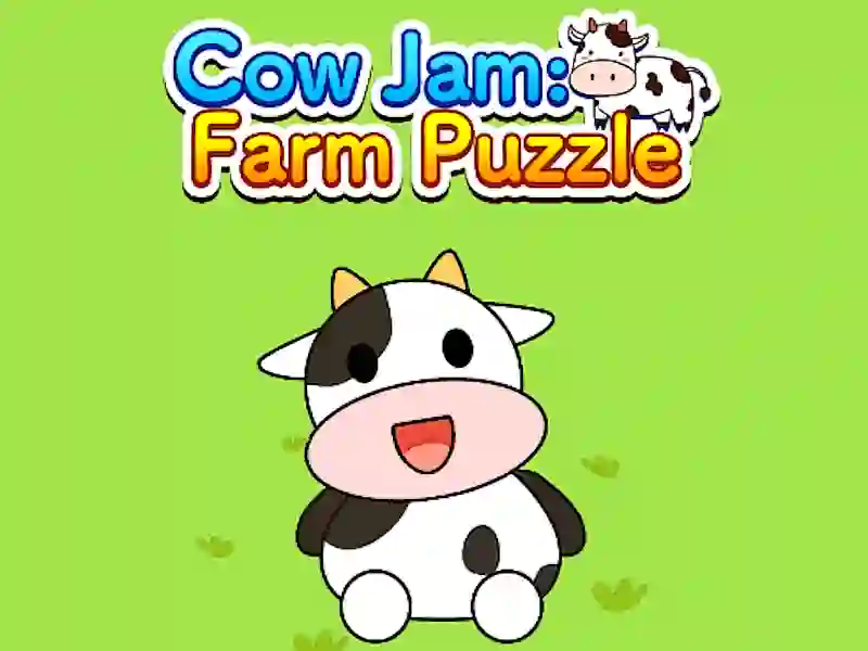 Xogo Cow Jam Farm puzzle en liña