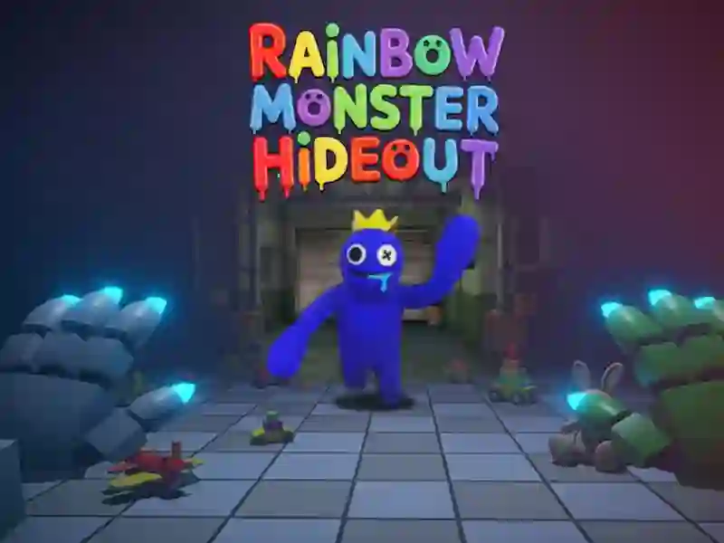 Xogo Rainbow Monster Hideout 3D en liña
