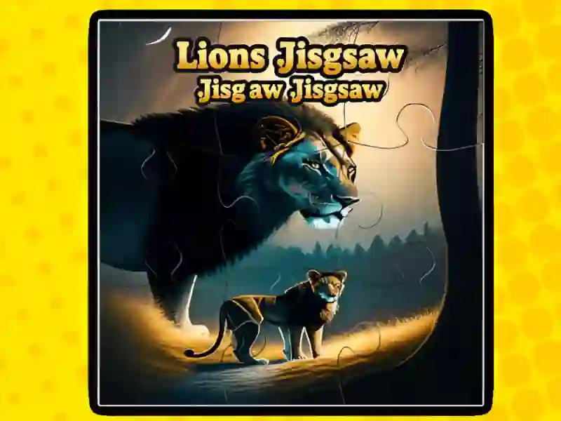 Xogo Rompecabezas Lions Jigsaw en liña