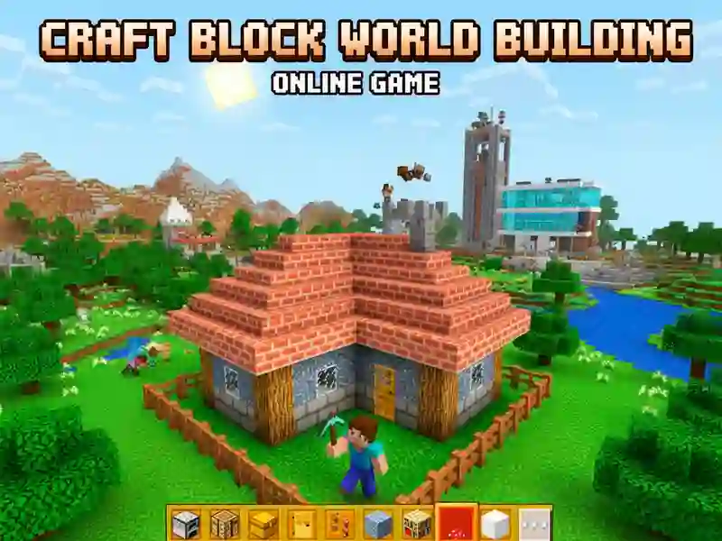 Xogo Craft Block World Building en liña