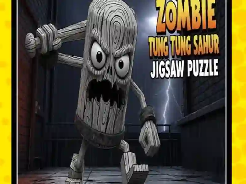 Xogo Zombie Tung Tung Sahur Jigsaw Puzzle en liña