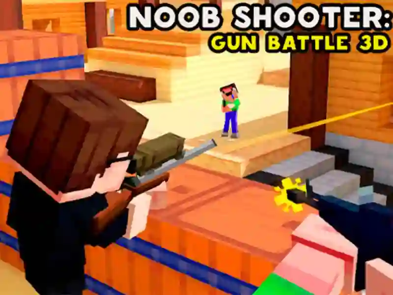 Xogo NOOB SHOWER: Gun Battle 3D en liña