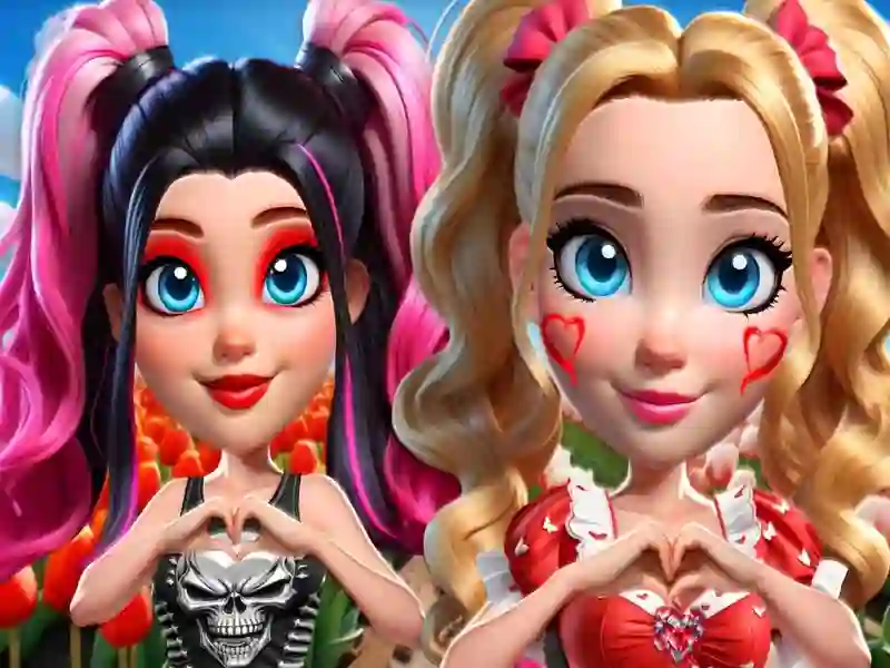 Xogo Hearts Vibrant Glamour vs Punk en liña