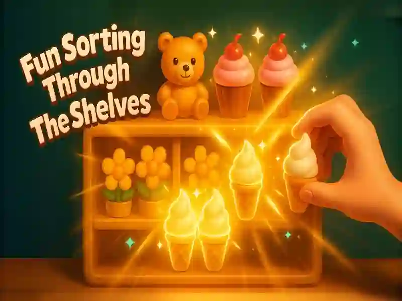 Xogo Divertido ordenando polos andeis en liña Xogo Divertido ordenando polos andeis en liña