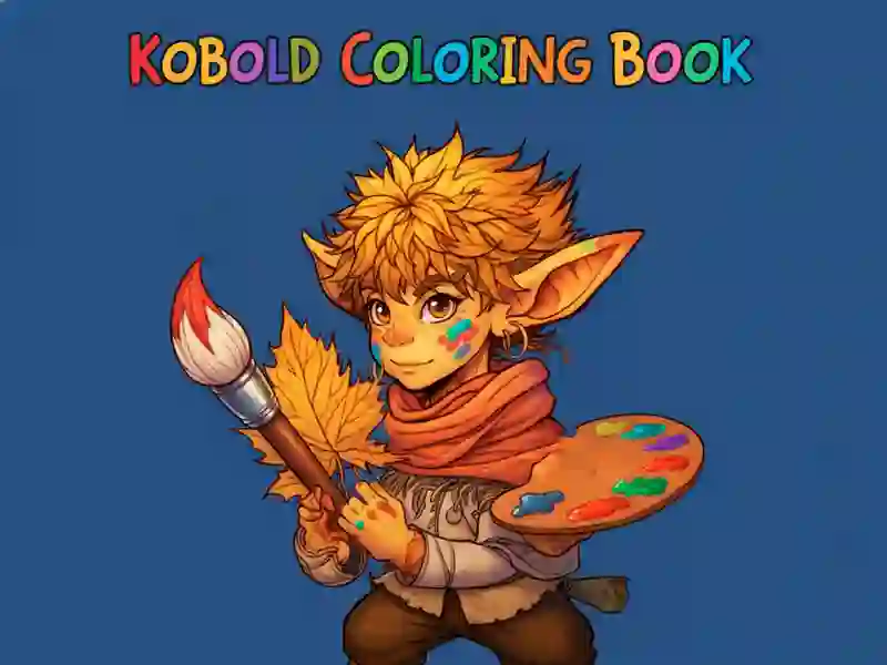 Xogo Libro para colorear Kobold en liña