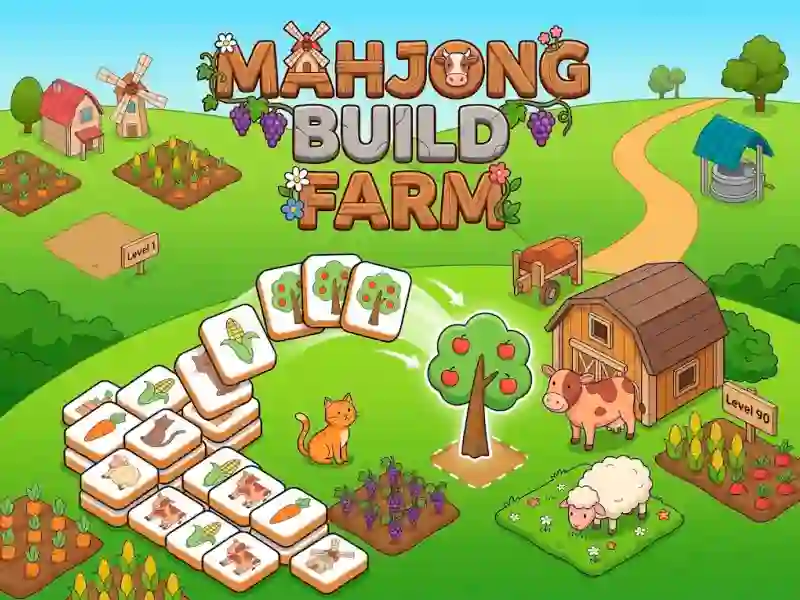 Xogo Mahjong Build Farm en liña