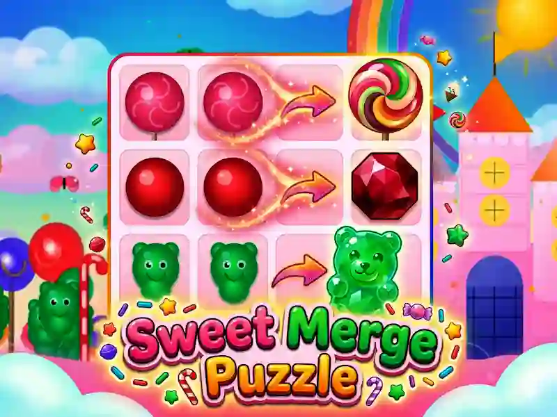 Xogo Sweet Merge Puzzle en liña