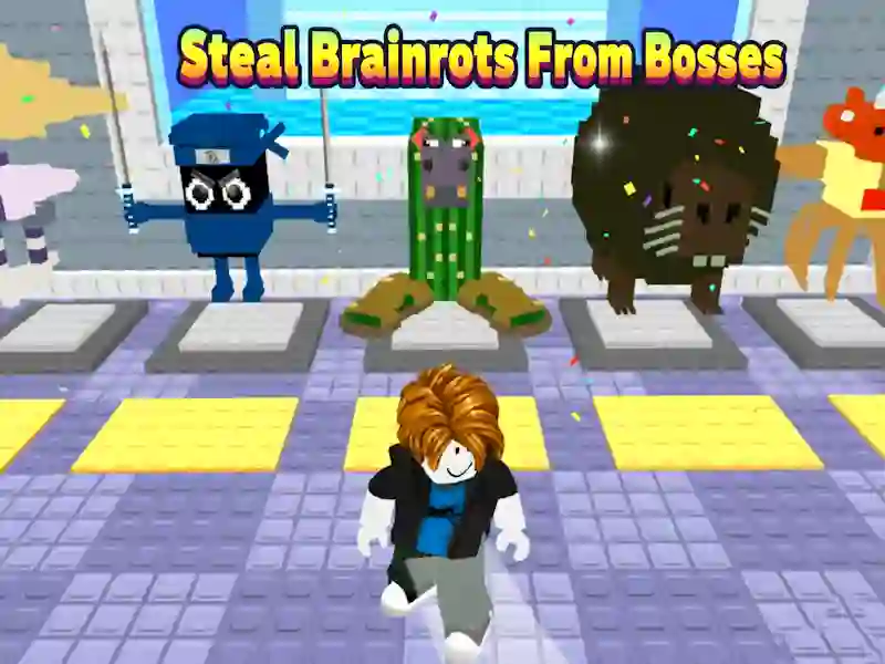 Xogo Roubar brainrots dos xefes en liña