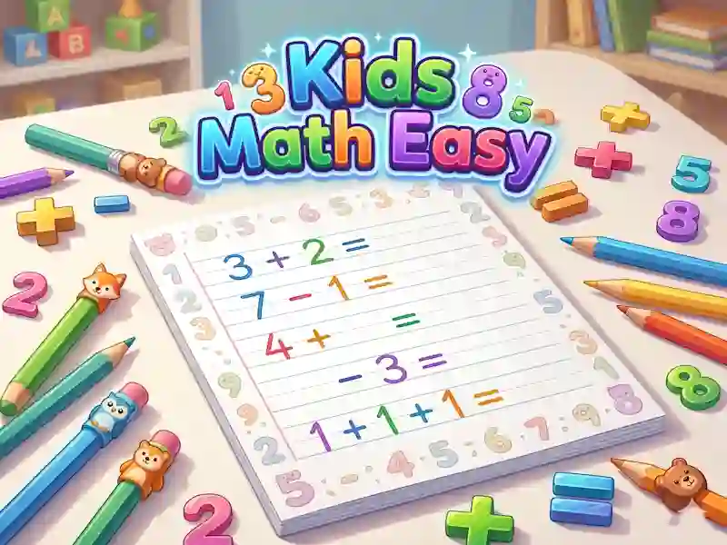 Xogo Kids Math Easy en liña
