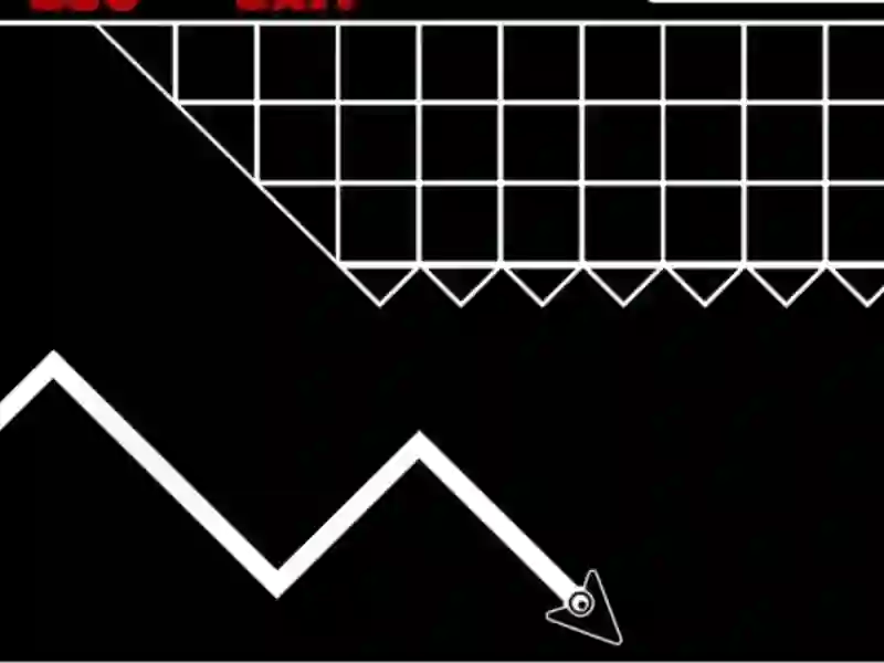 Xogo Frecha de xeometría en liña