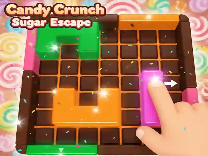 Xogo Candy Crunch Sugar Escape en liña