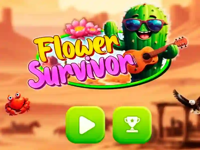 Xogo Sobrevivente de flores en liña