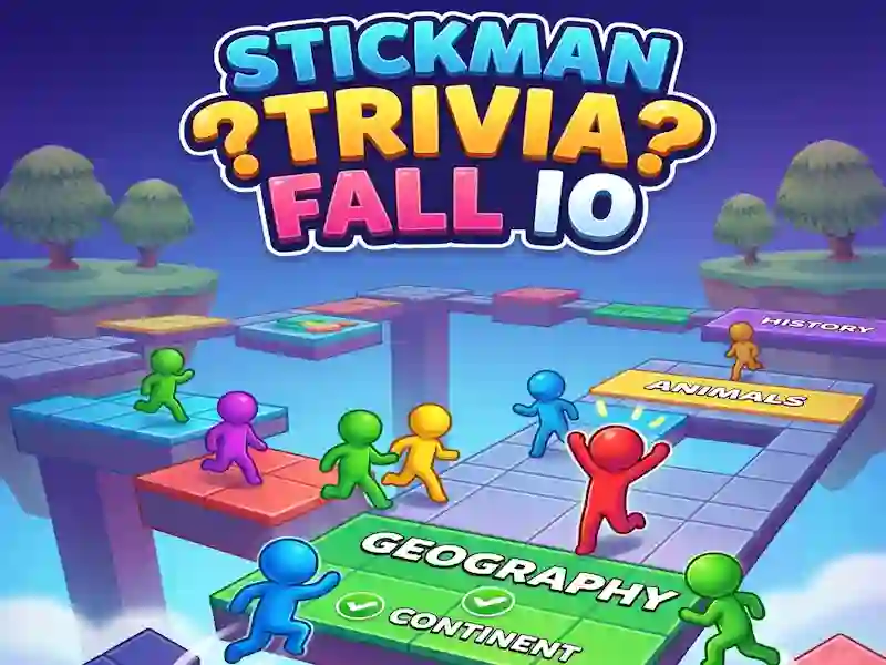 Xogo Stickman Trivia Fall IO en liña