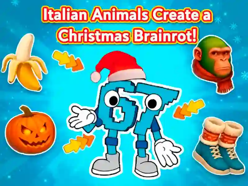 Xogo Os animais italianos crean un Brainrot de Nadal! en liña