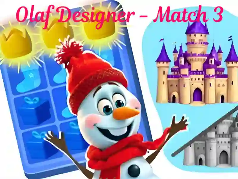 Xogo Olaf Designer — Match 3 en liña