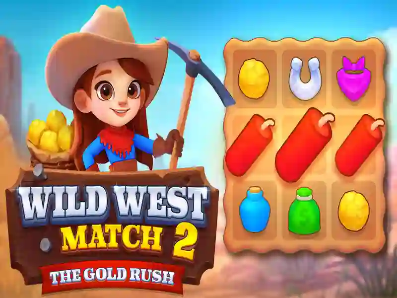 Xogo Wild West Match 2: The Gold Rush en liña