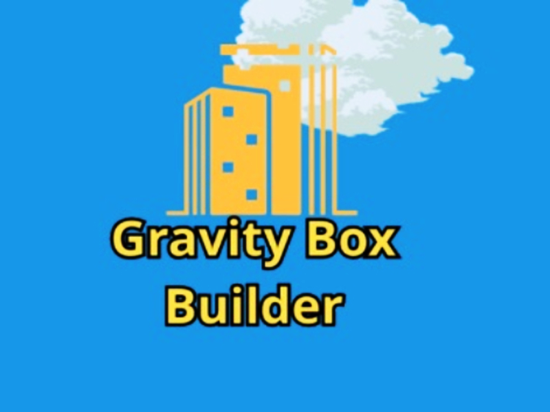 Xogo Builder de caixas de gravidade en liña