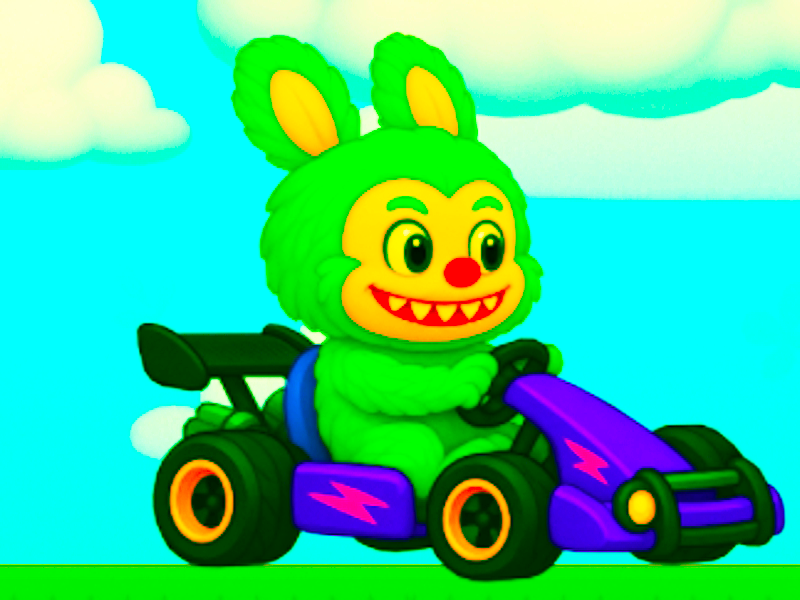 Xogo LABUBU GOKART en liña