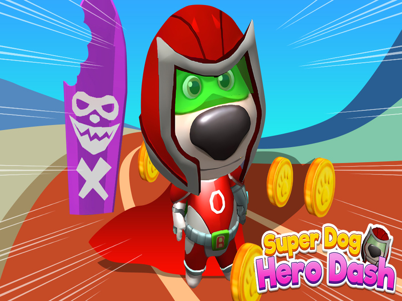 Xogo Super Dog Hero Dash en liña