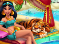 Xogo Princesa árabe na piscina en liña