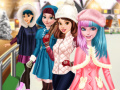 Xogo As princesas van a patinar sobre xeo en liña