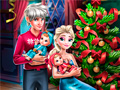 Xogo Navidade en familia con Elsa en liña
