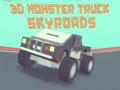 Xogo 3D Monster Truck Skyroads en liña