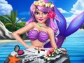Xogo Estilo de Maquillaxe da Princesa Sereia en liña