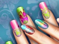 Xogo Manicura Floral Real en liña