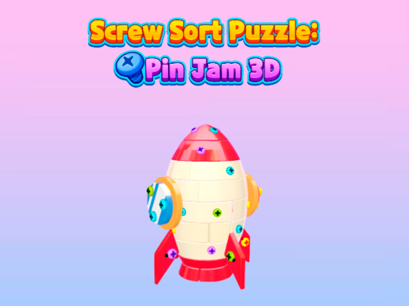 Xogo Puzzle de ordenación: Pin Jam 3D en liña