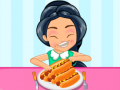 Xogo Concurso de Comida de Hotdog da Princesa en liña