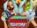 Xogo Arte facial de Halloween de Kylie Jenner en liña