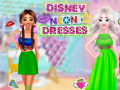 Xogo Vestidos Néon de Disney en liña