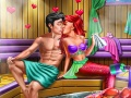 Xogo Flirteo na sauna das sereas en liña