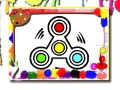 Xogo Livro de colorear Fidget Spinner en liña